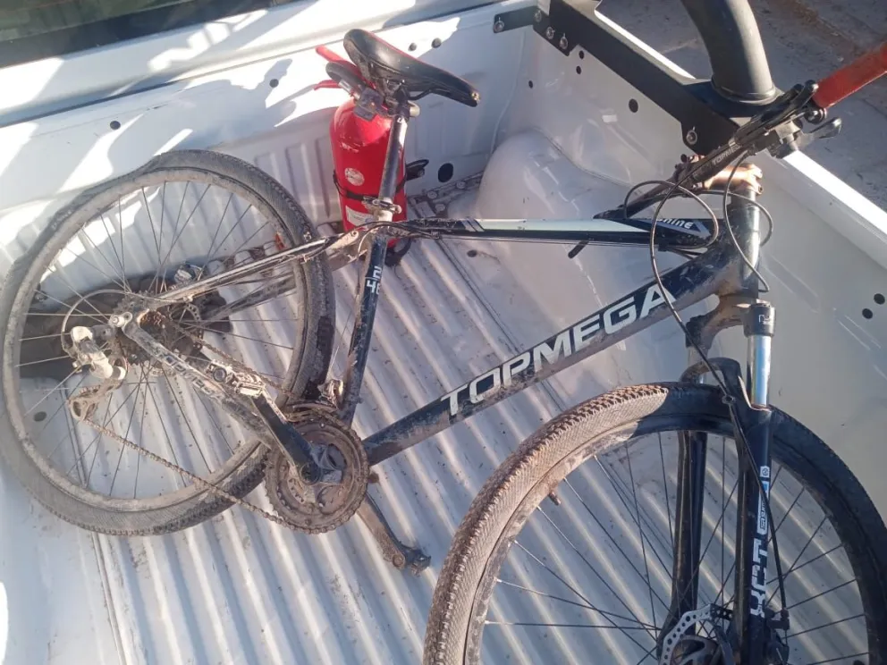 Afortunadamente para su dueño la bicicleta fue recuperada. 
