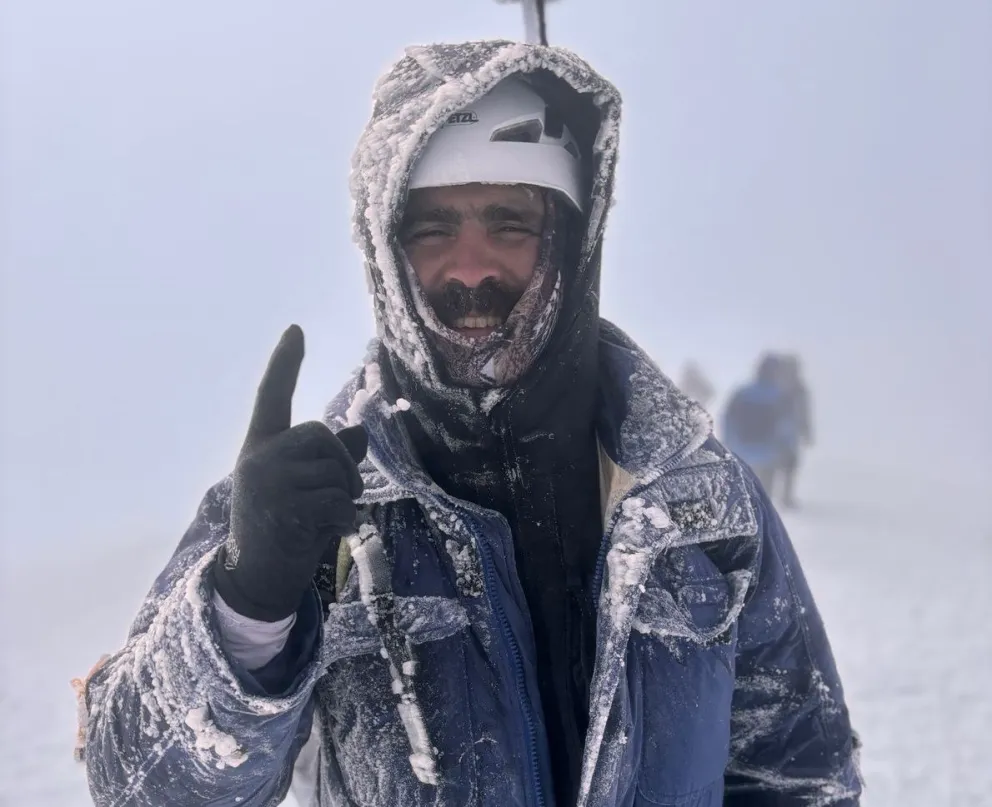 Lucio Ferreira contó cómo fue caminar entre las nubes, ver el sol en la montaña