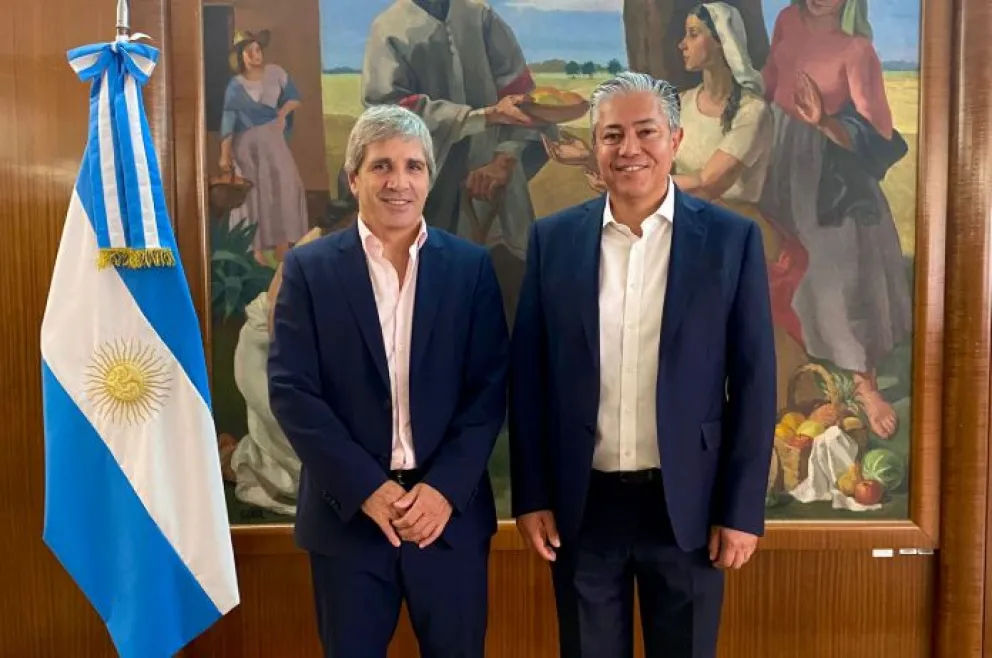 La reunión forma parte de un encuentro programado en la agenda del mandatario provincial.