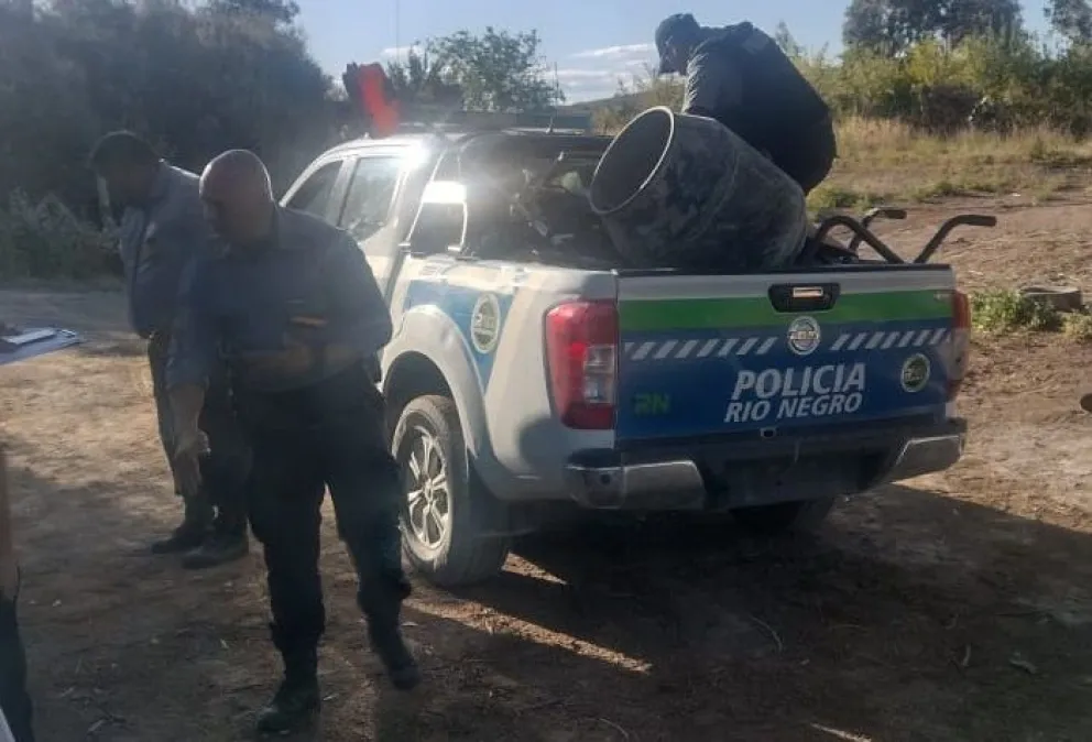 El procedimiento policial se desarrolló en la zona de chacras.