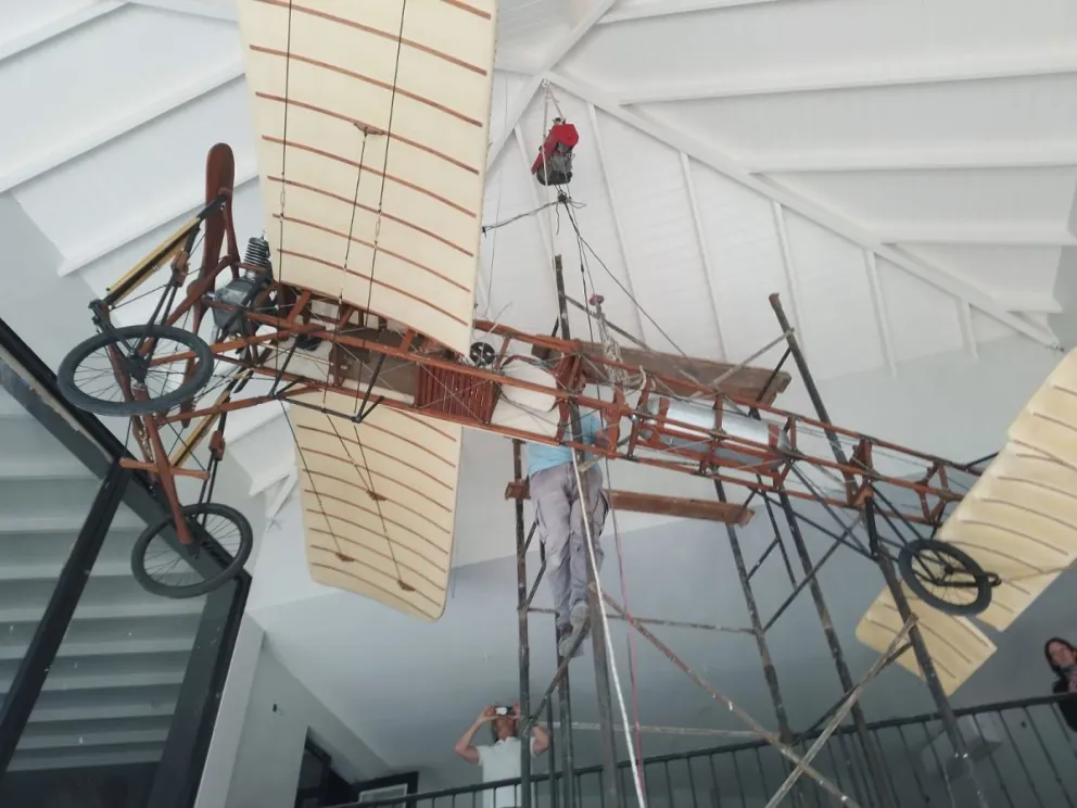La réplica del Blériot XI será la atracción del lugar. 