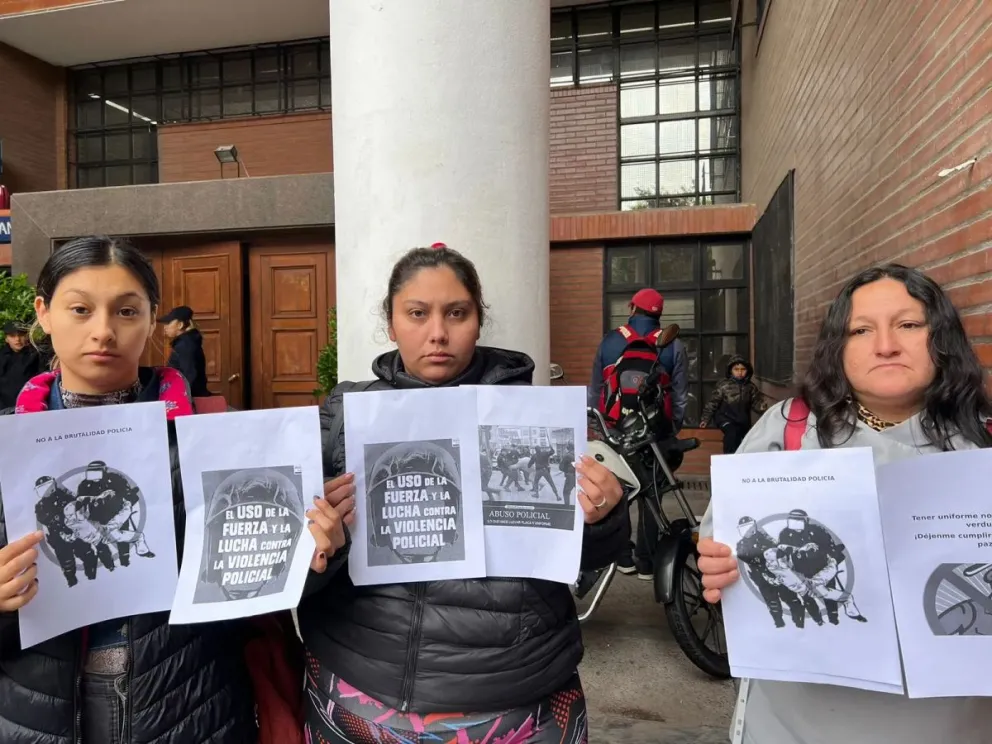 Reclamo frente al Poder Judicial. Foto: InfoDC.