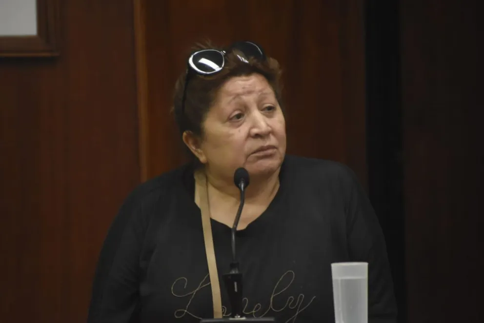 La madre del imputado, Raquel Córdoba (Foto: Vanesa Schwemmler )