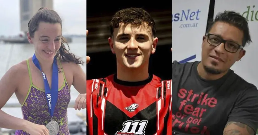 Ailén Lascano Micaz, Benjamín Ochoa y Fernando Collueque, algunas opciones para el personaje destacado de 2024. 