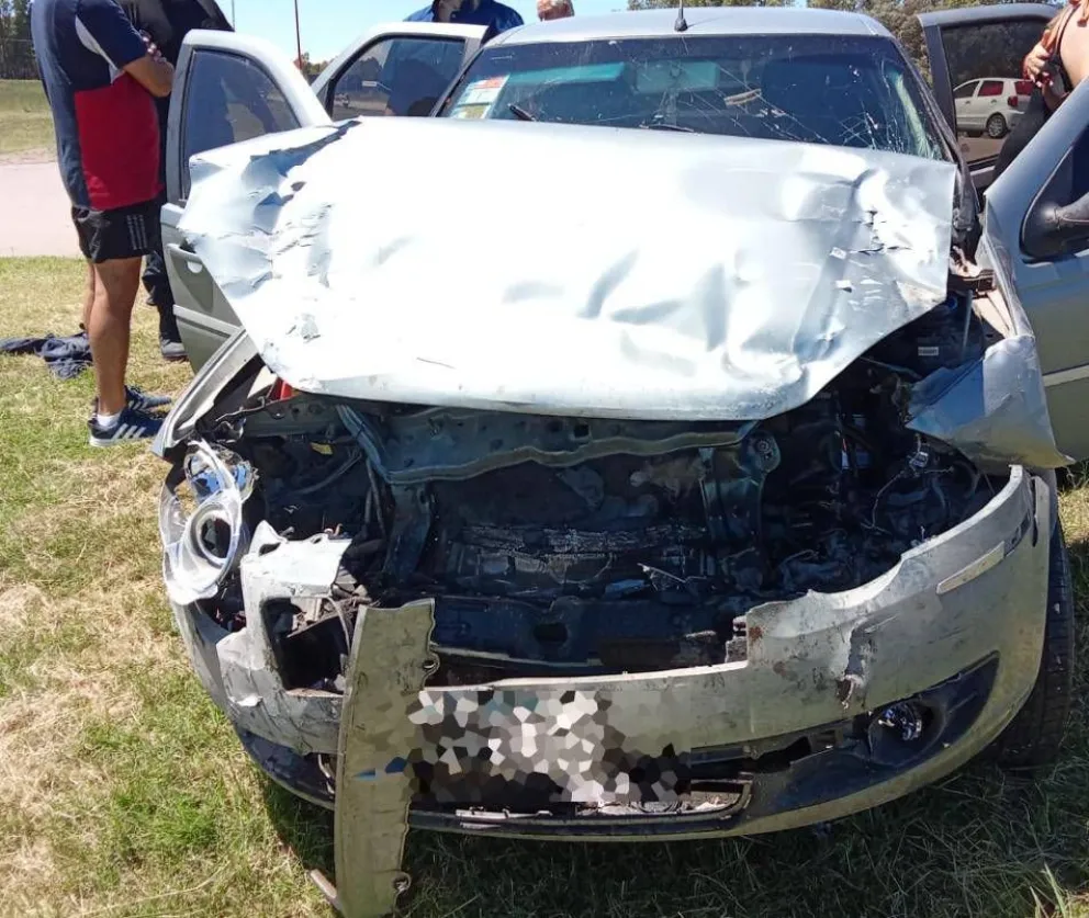 El accidente ocurrió en una intersección de tierra y ruta nacional 3,  en el km 780.