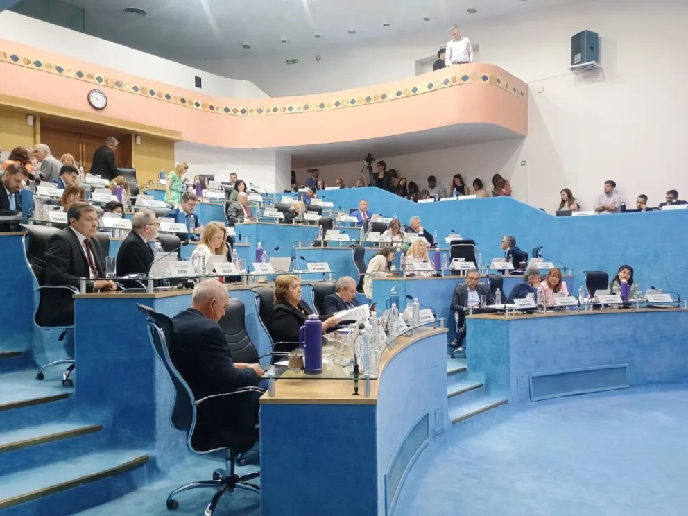 También se dio aval al paquete impositivo. Foto Vanesa Schwemmler.