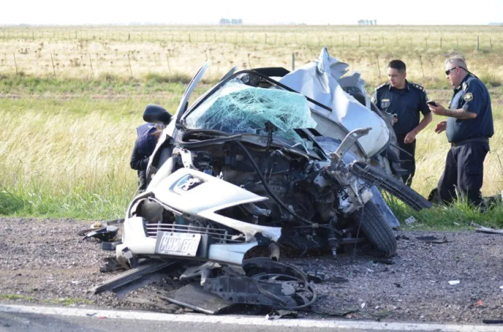 El accidente fue en la ruta Nacional 3, a la altura del kilómetro 643 (Foto: La Nueva)