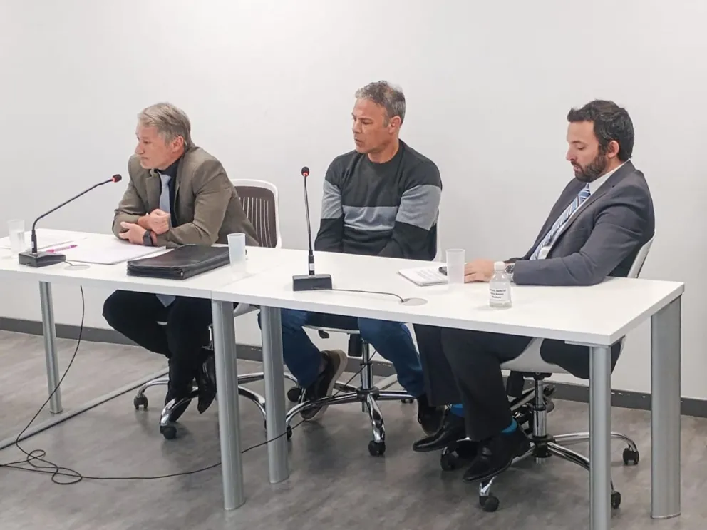 Federico Navarré en el banquillo de los acusados. 