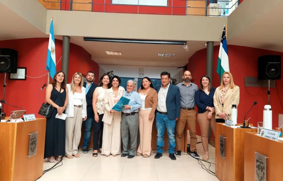 Gran recibimiento tuvo este vecino del barrio San Martín.
