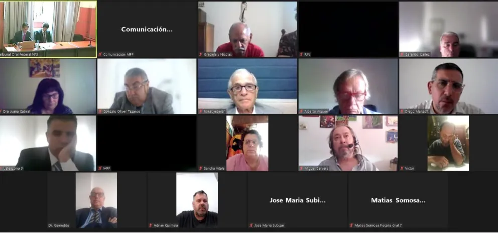 Primera audiencia. Imagen gentileza: Fiscales. gob.