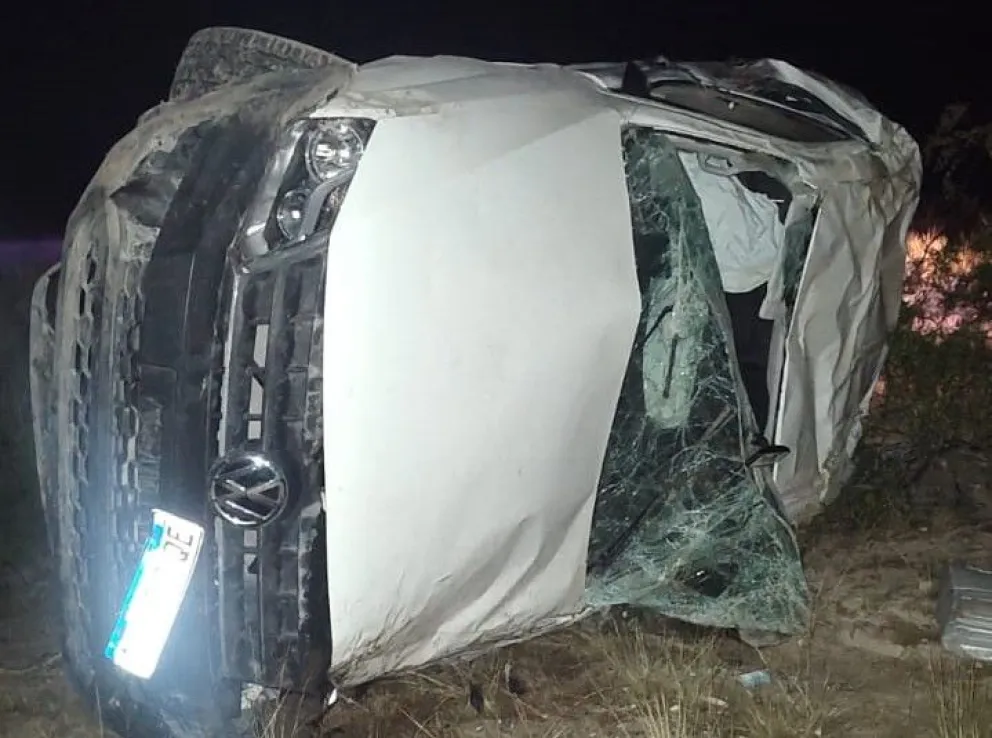 Así quedó el rodado.