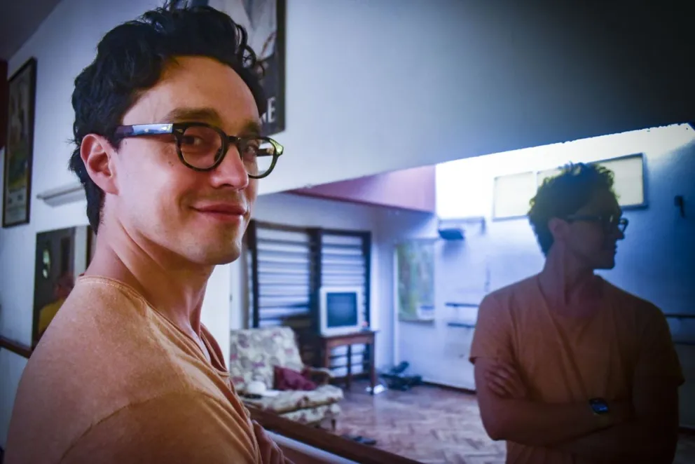 El talento estuvo de vacaciones por unos días en esta ciudad y El Cóndor. Fotos Vanesa Schwemmler para NoticiasNet.