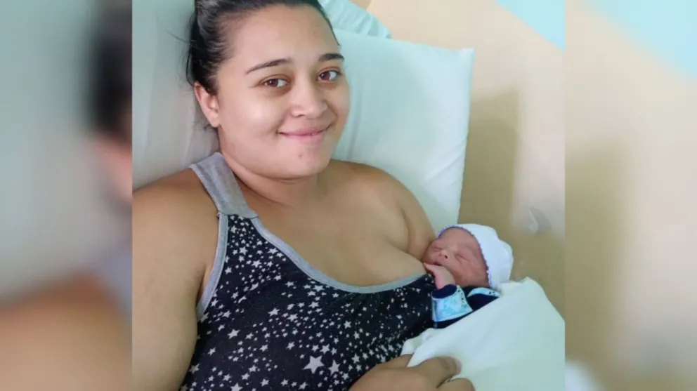 Primer bebé del año en Viedma. 