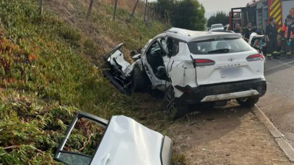 El accidente ocurrió en la región de Valparaíso.