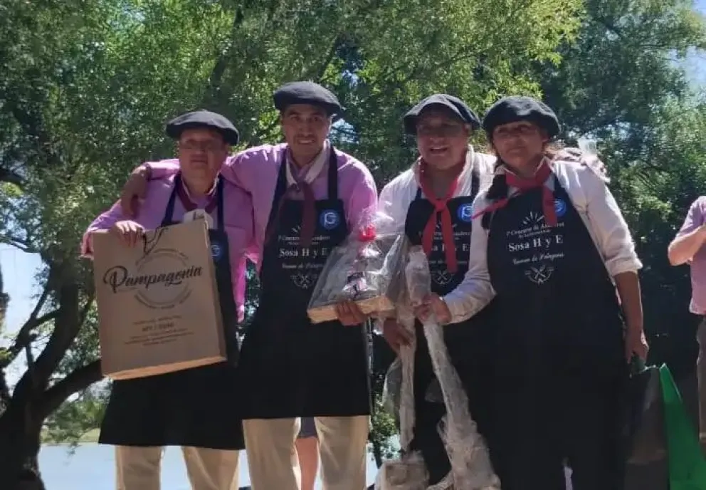 El primer concurso de asadores de Patagones fue una fiesta (Foto: gentileza Con todo gusto)