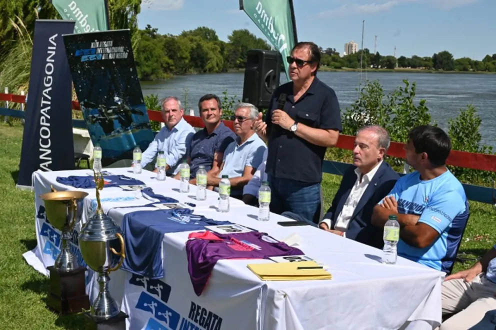 Todo listo para la 49° edición de la Regata del Río Negro. Fotos: Gentileza Banco Patagonia.