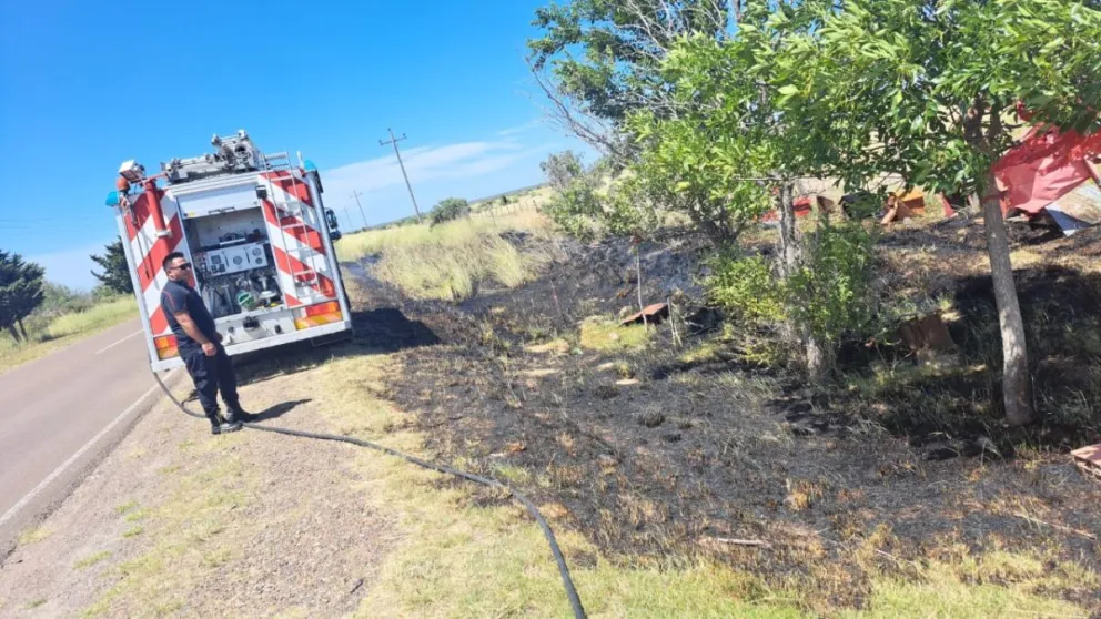 Trabajó una dotación para extinguirlo. Foto gentileza.