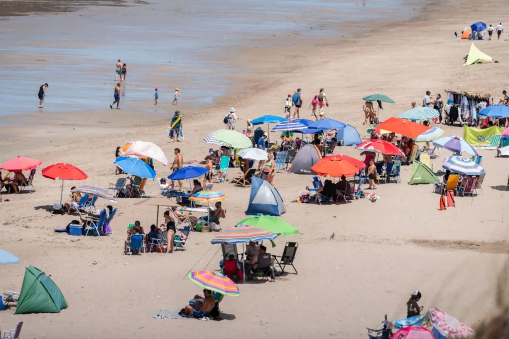 Las Grutas vivió un gran fin de semana con muchos visitantes. 