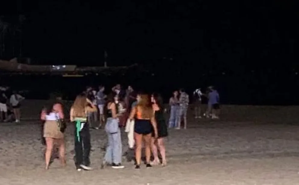 Preocupación por el avance de las fiestas en las playas (Imagen ilustrativa)