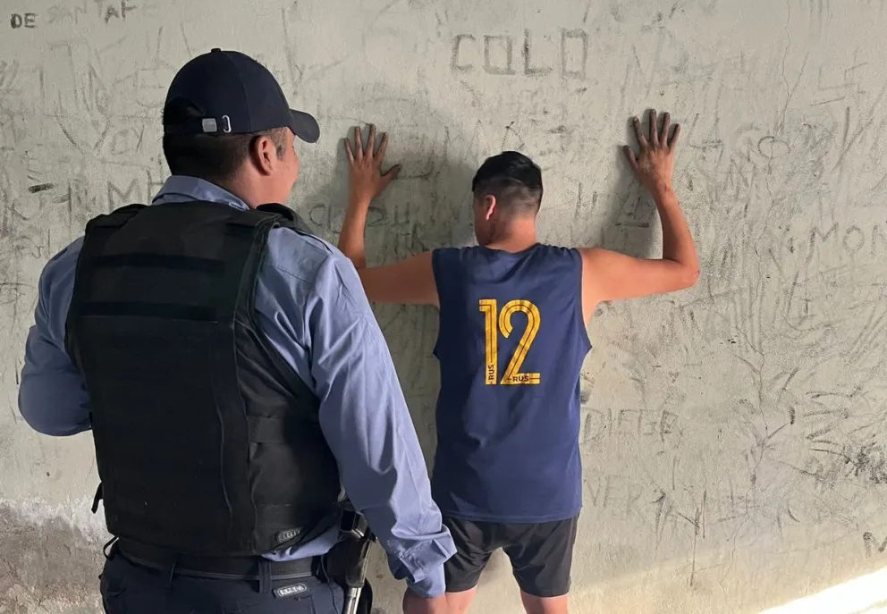 El dueño del auto quedó detenido 