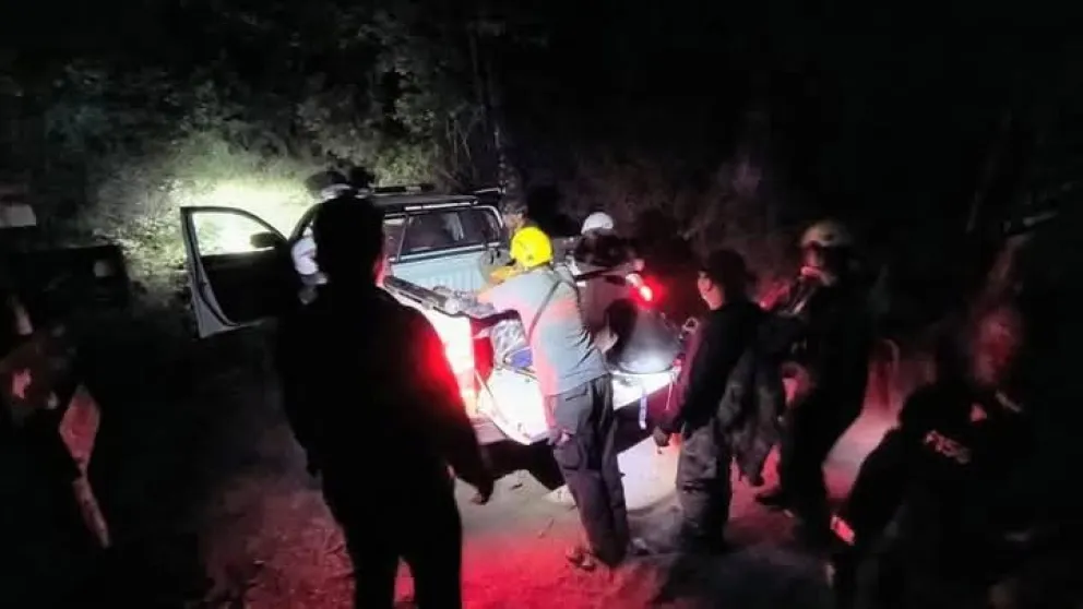 El operativo de rescate duró más de nueve horas. (Fotos: gentileza)