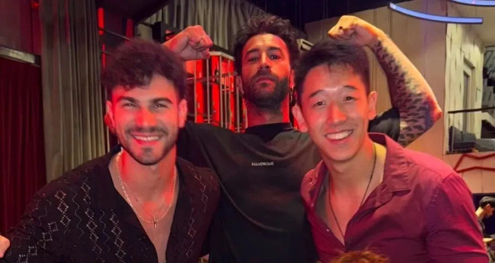 Martín Ku y su equipo de Los Bros inseparables. 