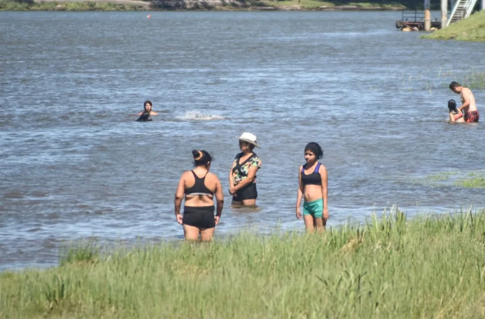 Para el chapuzón seguro. Foto archivo.