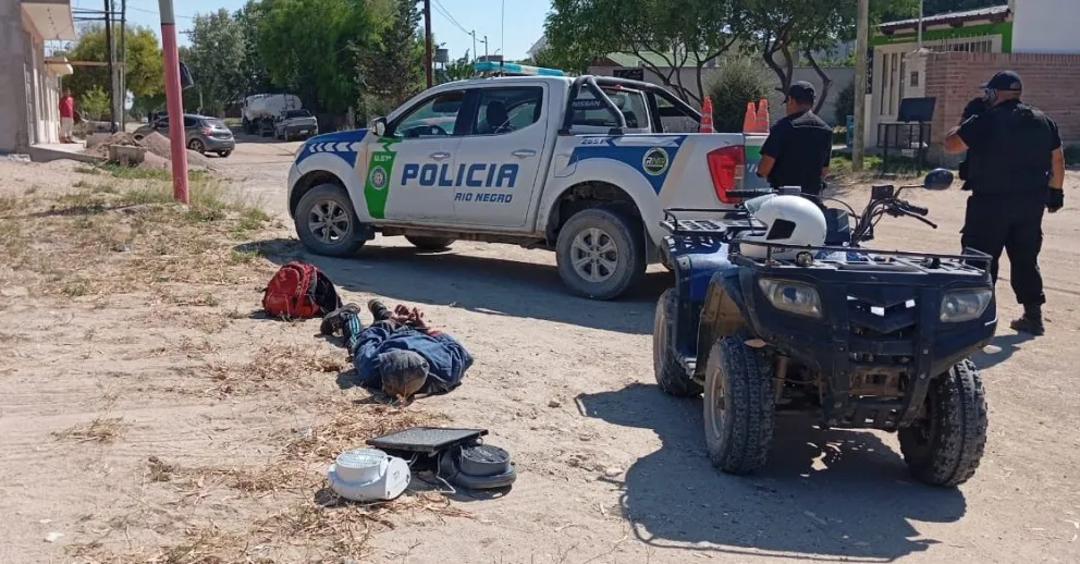  El sujeto fue capturado y los objetos robados fueron recuperados.