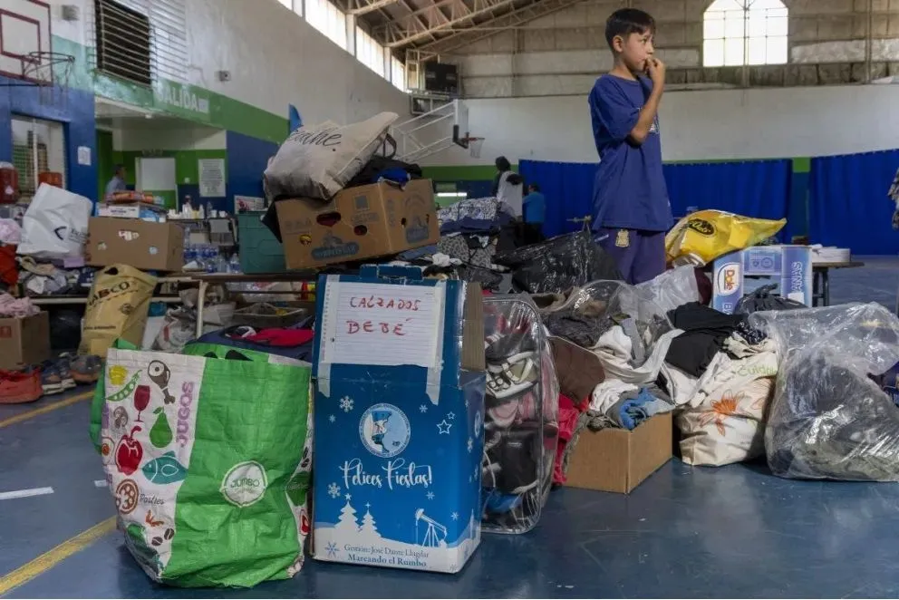 Dura realidad en El Bolsón tras un feroz incendio.