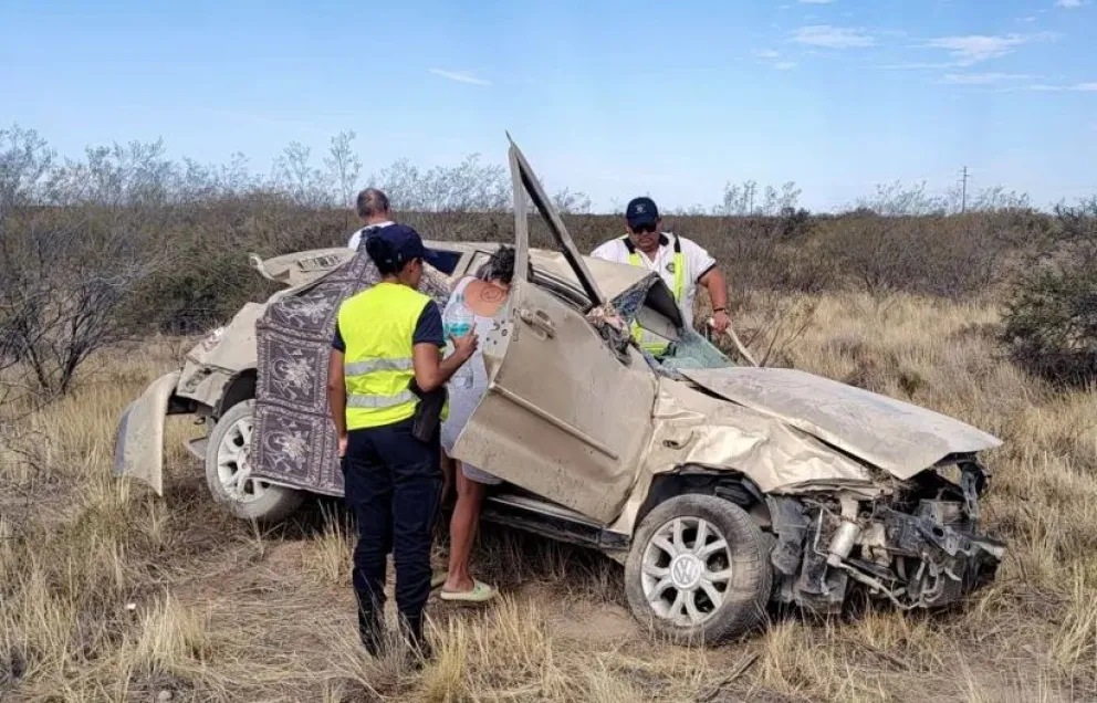 El Polo quedó destrozado. Foto gentileza 7 en Punto/Choele Choel.