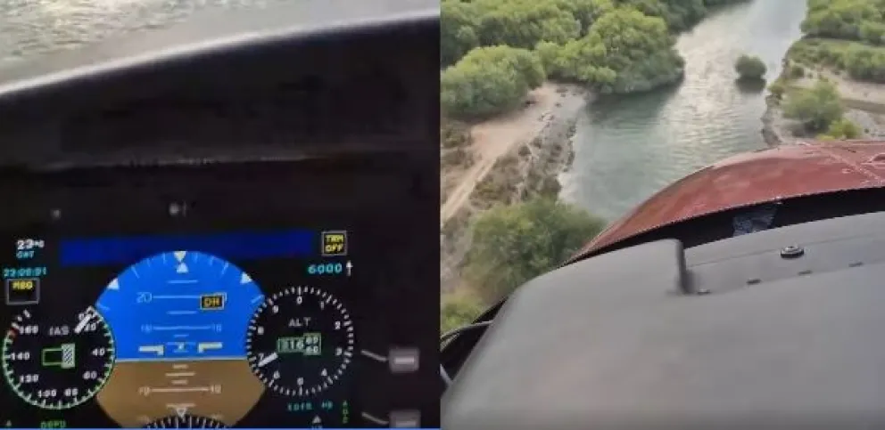 Trabajos a destajo en la zona de incendios de El Bolsón. 