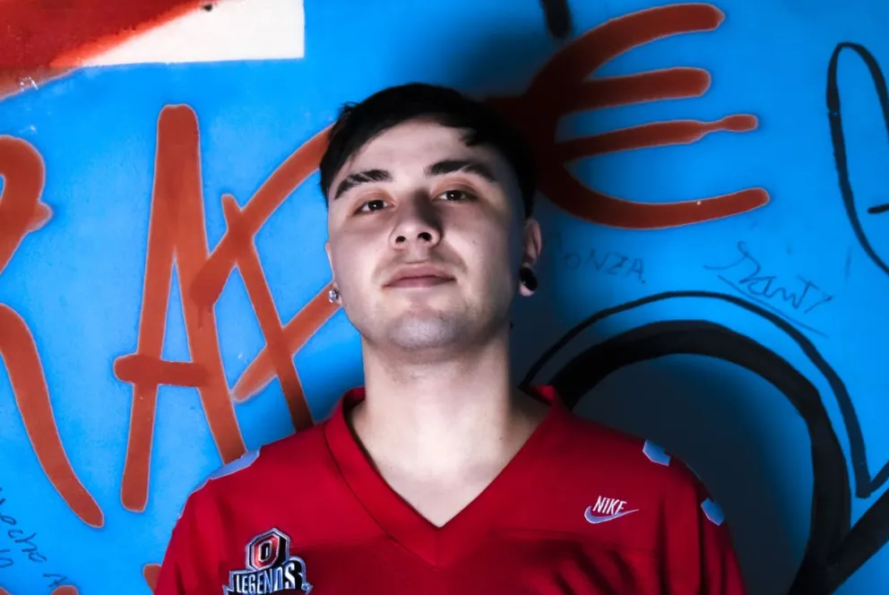 La joven promesa del trap local. Fotos Vanesa Schwemmler para NoticiasNet.