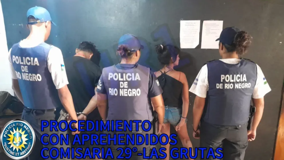 Detenidos tras robar juguetes en un comercio de Las Grutas. 