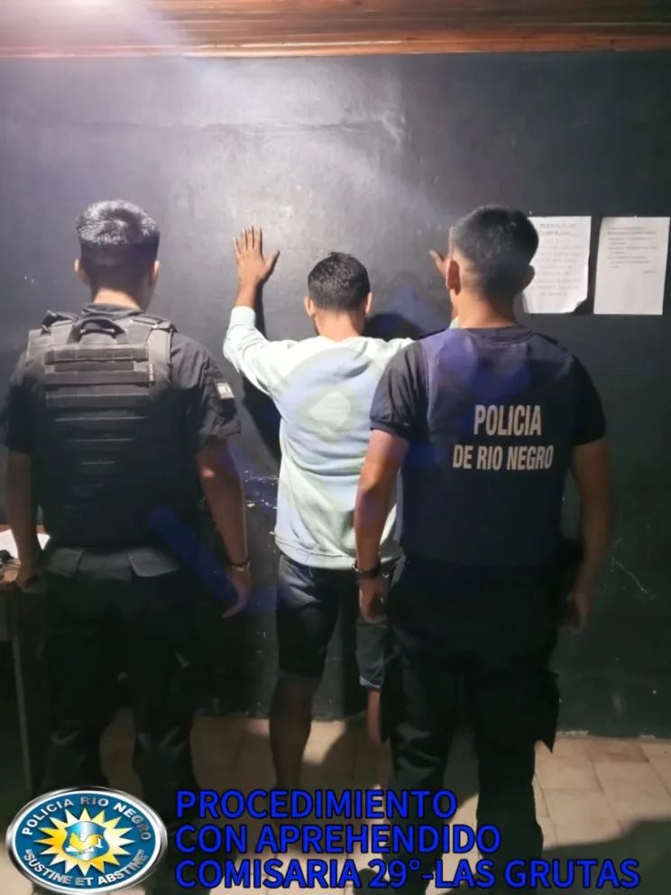Anoche el delincuente reginense fue a parar a la comisaría.
