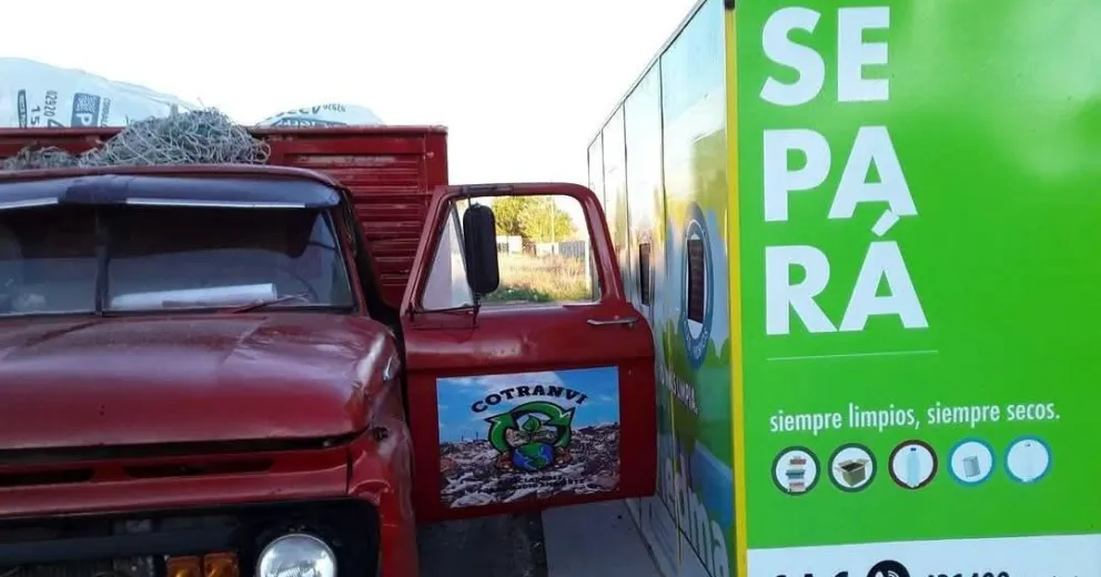 Punto de reciclaje de Viedma.