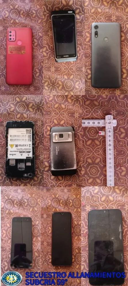 Personal de la Subcomisaría 59° recuperó celulares robados 