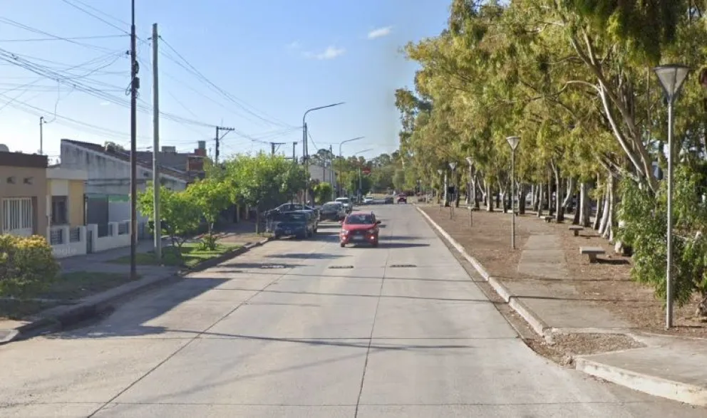La intersección del grave choque fue entre Boulevard Contín y Dorrego.