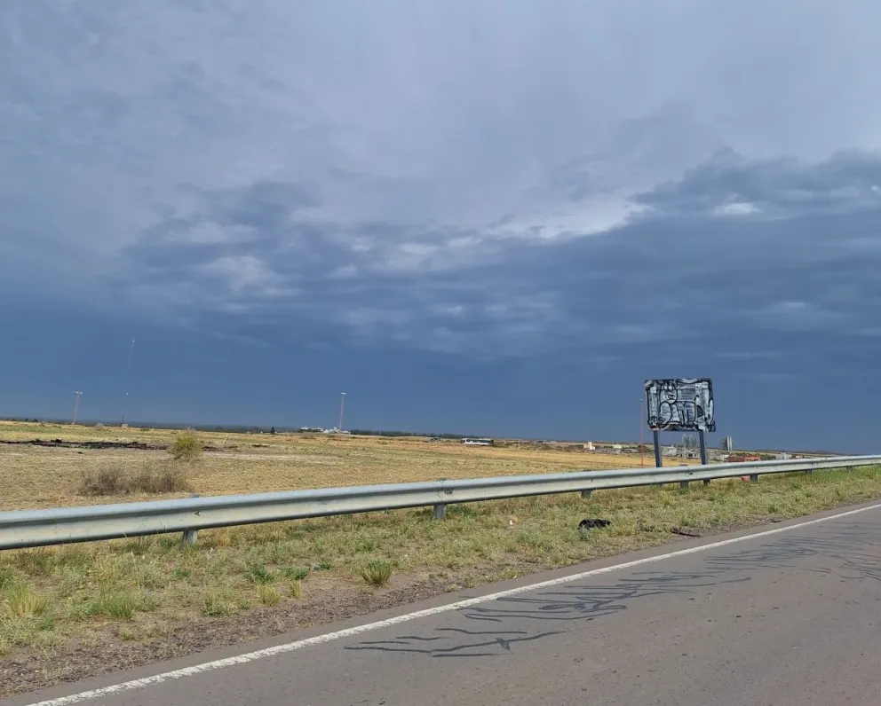Podría caer granizo. Foto archivo.