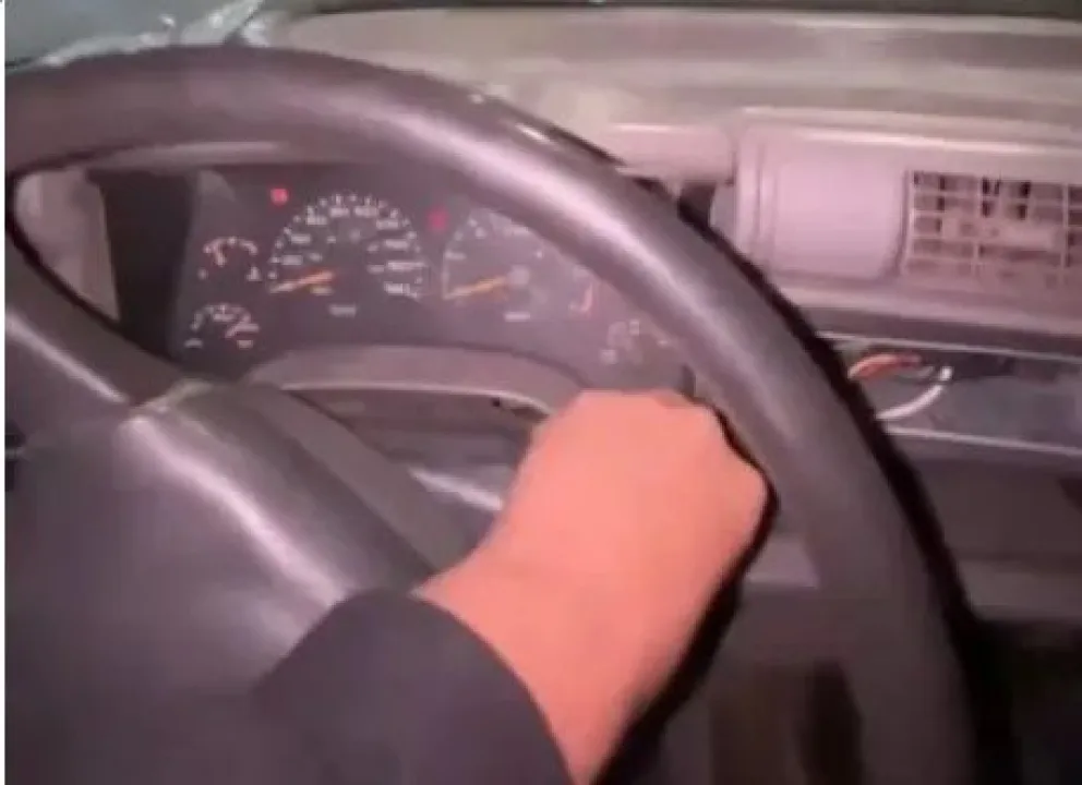 Captura del video que el mismo autor publicó en sus redes sociales. 