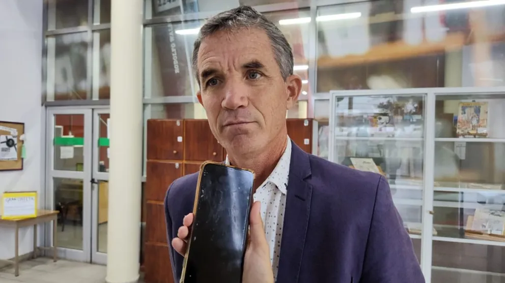 El superintendente del Departamento Provincial de Aguas (DPA), Gastón Renda.