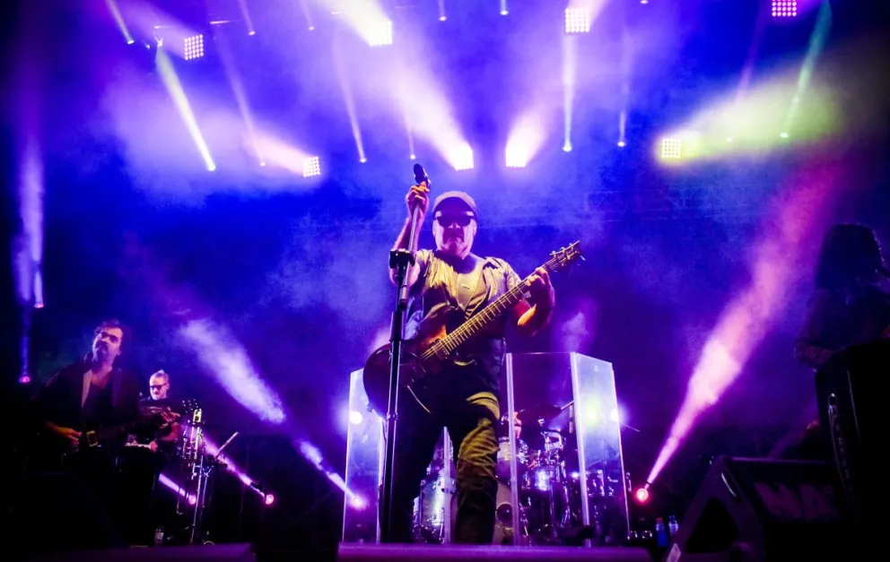 El predio del Parque Ferreira repleto. (Fotos Vanesa Schwemmler).