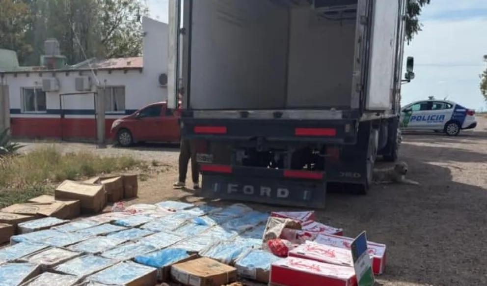 La mercadería incautada. Foto gentileza.