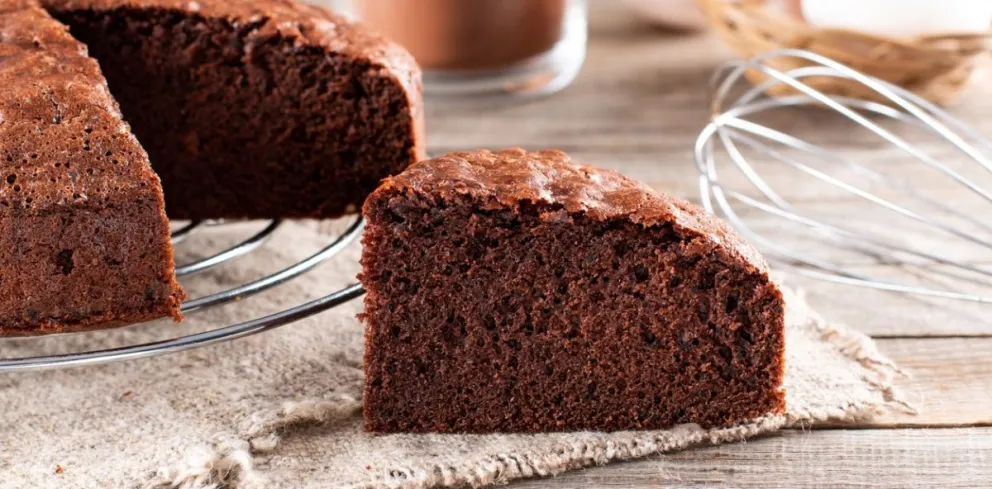 Una torta de chocolate riquísima. 