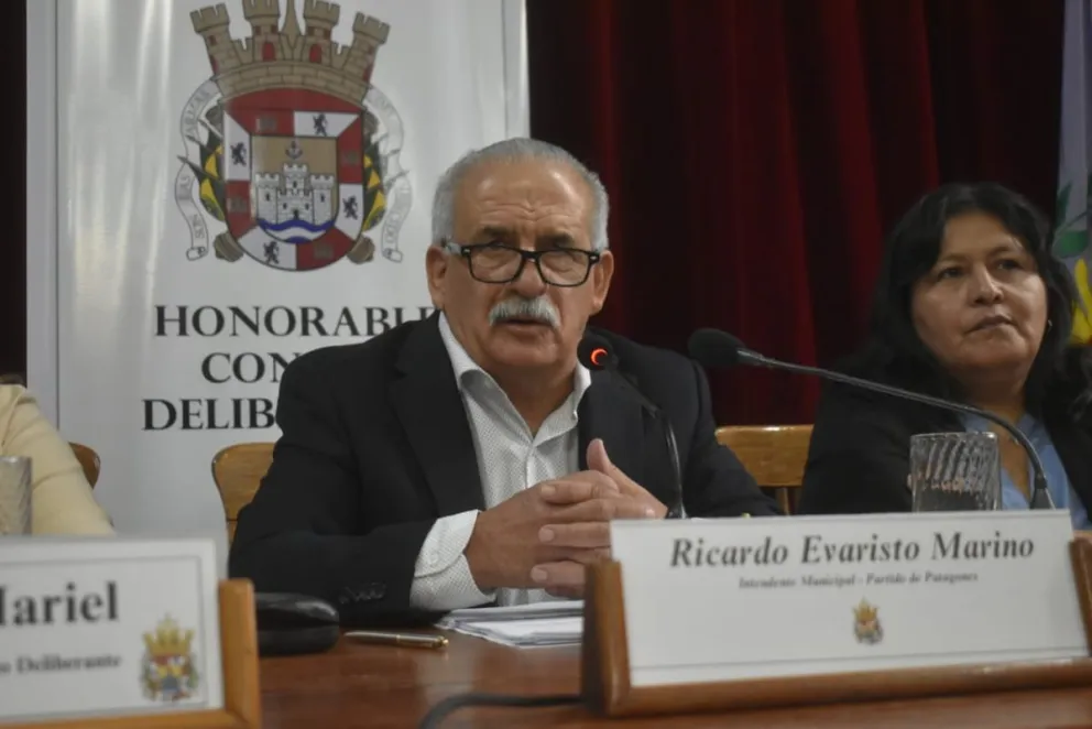 Ricardo Marino pidió por los patrulleros prometidos por la Provincia. 