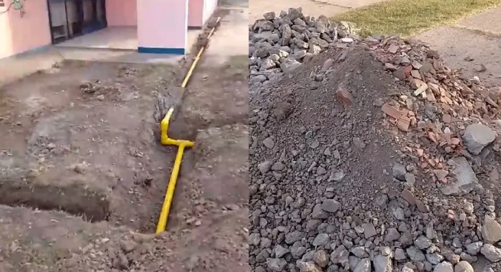 Así está hoy el Jardín de Infantes N° 5 de Viedma. 