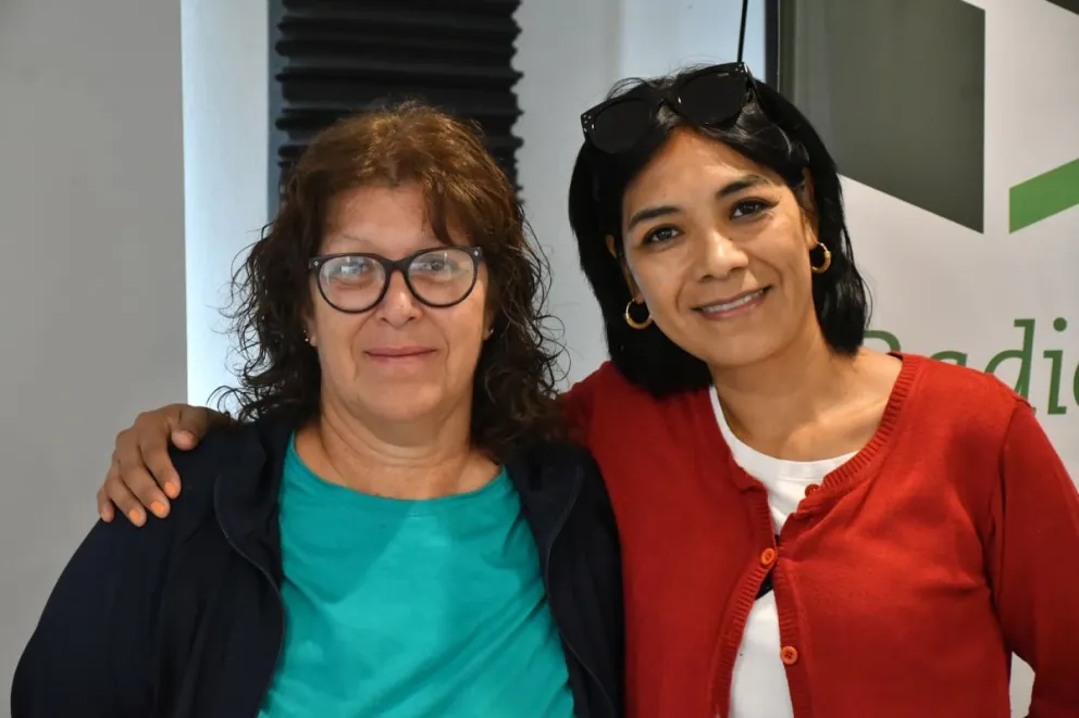 Norma Catriman, del barrio Santa Clara, y Adriana Bianchi, del barrio Jardín.