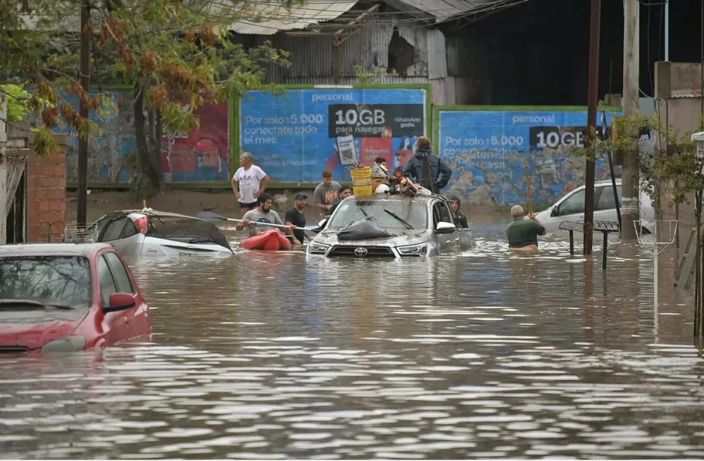 El temporal arrasó con todo.