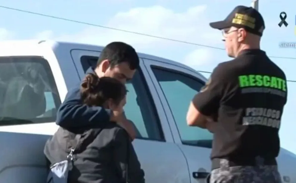 Los padres de Delfina y Pilar estuvieron en el lugar de rastrillaje