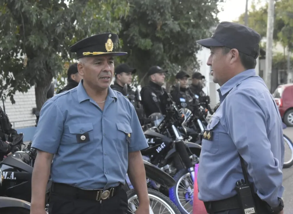 Sánchez y Quesada en el inicio del operativo.
