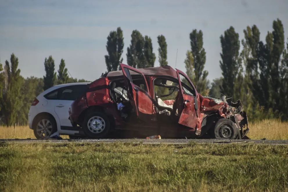 Fatal accidente en la Ruta 3. Fotos Vanesa Schwemmler, NoticiasNet. 